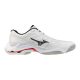 Mizuno Wave Lightning Elite White/Black/Red kézilabda cipő