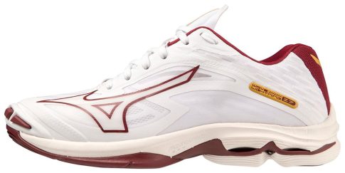 Mizuno Wave Lightning Z7 White/Cabernet női kézilabda cipő