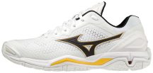 Mizuno Wave Stealth V White/Black/Lemon kézilabda cipő