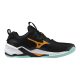 Mizuno Wave Stealth Neo 2(U) Black/Tangelo kézilabda cipő Mizuno Wave Stealth Neo 2(U) Black/Tangelo kézilabda cipő