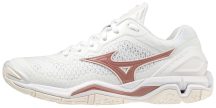 Mizuno Wave Stealth V White/Rose/Snow kézilabda cipő