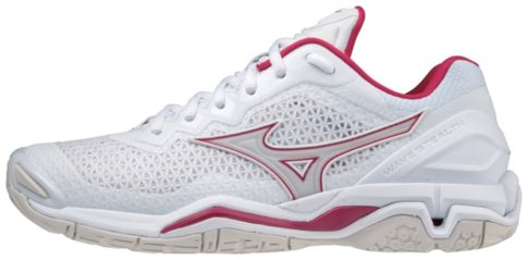 Mizuno Wave Stealth V WhiteRed kézilabda cipő