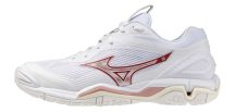   Mizuno Wave Stealth 6(W) White/Rose Elegance/Lava Falls kézilabda cipő